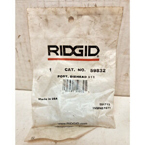 Ridgid 59832 OEM Die Head Post, For Use With: Model 724/924/726/926/728/928/811A